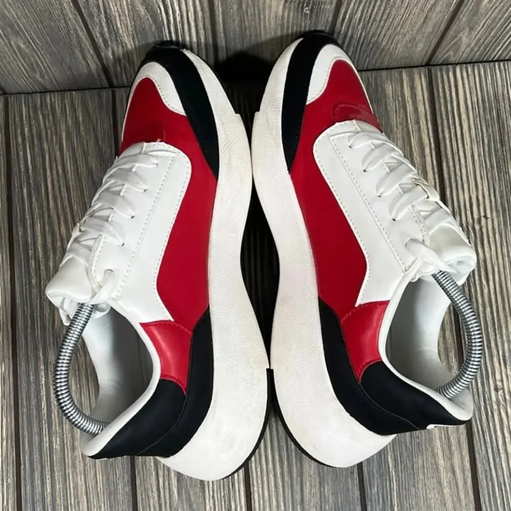Circus Sam Edelman Women‎ Georgina Fashion Sneakers Shoes Red White Blue Sz 9
